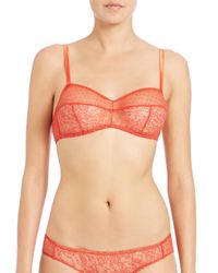 Araks | Orange Ilona Floral Lace Bralette | Lyst