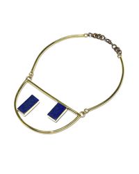 Anndra Neen - Metallic Cleo Swing Necklace - Lyst