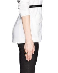 Ela Stone | Metallic Perla Hematite Spike Ring | Lyst