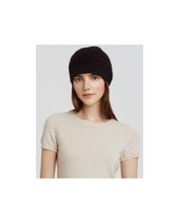 Aqua | Purple Knit Visor Cap | Lyst