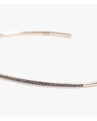 Gabriela Artigas | Pink 14k Rose Gold Cuff Black Diamonds | Lyst