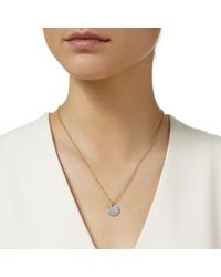 Monica Vinader Metallic Ava Button Necklace