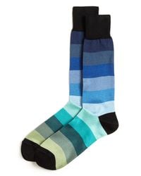 Paul Smith | Blue Stripe Rainbow Socks for Men | Lyst