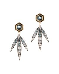 Lulu Frost | Metallic Nicandra Drop Earring | Lyst