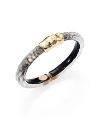Alexis Bittar | Metallic Kinshasa Crocodile-Textured Lucite Liquid Bangle Bracelet | Lyst