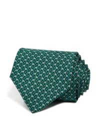 Ferragamo | Green Elephant Classic Tie for Men | Lyst