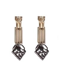 Iosselliani | Green Crystal Earrings | Lyst