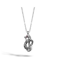 John Hardy | Black Legends Naga Dragon Pendant | Lyst