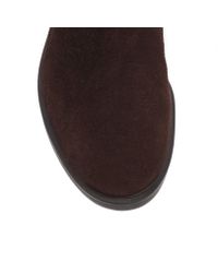 Carvela Kurt Geiger Brown Polly Black Suede High Leg Boots