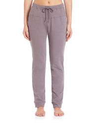 Skin | Gray French Terry Lounge Pants | Lyst