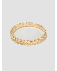 Helena Rohner | Metallic Simple Braid Gp Brass Ring | Lyst
