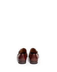 Lyst - Saks Fifth Avenue Monk-strap Eyelet Cap Toe Shoes in Brown for Men