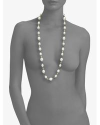 Majorica | Multicolor 12mm-16mm White Baroque & 6mm Champange Pearl Long Necklace | Lyst