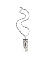 Lulu Frost - Metallic Citadel Long Pendant - Lyst