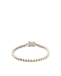 Eddie Borgo | Gray Silver-Plated Mini Cube Bracelet | Lyst