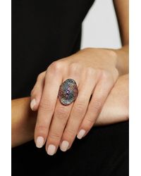 Venyx | Purple Chameleo 9-Karat Gold Multi-Stone Ring | Lyst