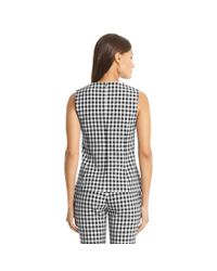 Diane von Furstenberg | Black Dvf Mallorie Ceramic Pleated Top | Lyst