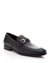 Ferragamo | Black Monaco Split Toe Loafers for Men | Lyst