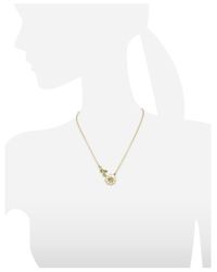 Juicy Couture - Green Daisy And Vine Wish Necklace - Lyst