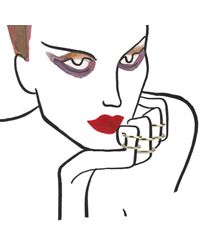 Alyssa Norton - Metallic Set Of 3 Gold Rings - Lyst