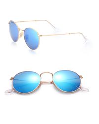 Ray-Ban | Blue Phantos 50mm Aviator Sunglasses for Men | Lyst