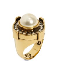 Alexander McQueen | Yellow Military Ring | Lyst