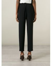 Proenza Schouler | Black Pleated Trousers | Lyst