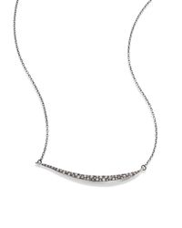 Alexis Bittar Fine | Metallic Sky Marquis White Sapphire & Sterling Silver Crescent Necklace | Lyst