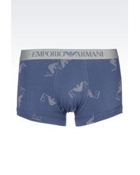 Emporio Armani | Blue Boxers for Men | Lyst