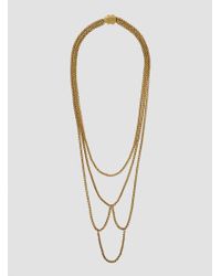 A Detacher | Metallic Lunetta Necklace Brass | Lyst