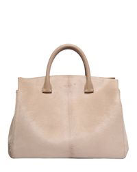 Max Mara | Pink Suede Tote Bag | Lyst