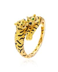 Fd Gallery | Multicolor Oneofakind Cartier Tiger Bracelet | Lyst