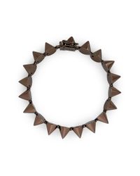 Eddie Borgo | Gray Small Cone Bracelet for Men | Lyst
