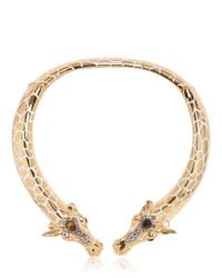 Roberto Cavalli | Metallic Giraffe Necklace | Lyst