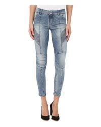 Balmain | Blue Embellished Jean | Lyst