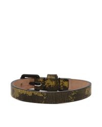 Alexander McQueen | Metallic Single Wrap Skull Bracelet | Lyst