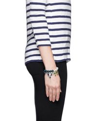 Joomi Lim | Blue Crystal Bead Double Strand Bracelet | Lyst