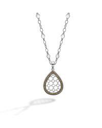 John Hardy | Metallic Drop Pendant On Chain Necklace | Lyst