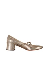 Marc Jacobs | Brown Metallic Naplak Pump | Lyst
