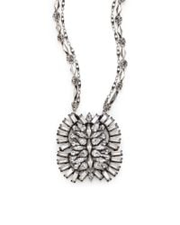 DANNIJO | Metallic Lila Crystal Pendant Necklace | Lyst