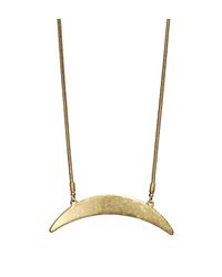 Jenny Bird | Metallic Crescent Moon Necklace | Lyst