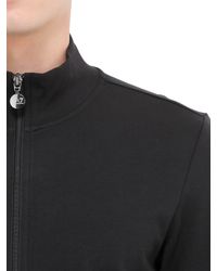 EA7 | Black Cotton Sweatshirt & Jogging Pants for Men | Lyst