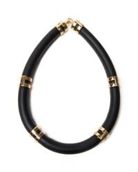 Lizzie Fortunato | Black Double Take Collar Necklace | Lyst