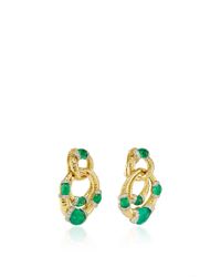 David Webb | Green Emerald Earrings | Lyst