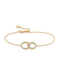 Monica Vinader | Pink Diva Kiss Open Bracelet | Lyst