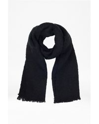 French Connection | Black Sara Oversized Knit Scarf | Lyst