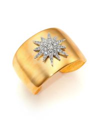 Kenneth Jay Lane | Metallic Stardust Cuff Bracelet | Lyst