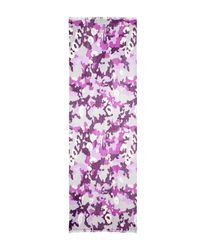 Aqua | Purple Camouflage Scarf | Lyst