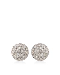 Dana Rebecca | Metallic Lauren Joy Medium Earrings in 14k White Gold | Lyst