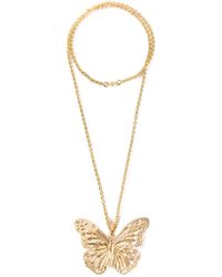 Alexander McQueen | Metallic Butterfly Necklace | Lyst